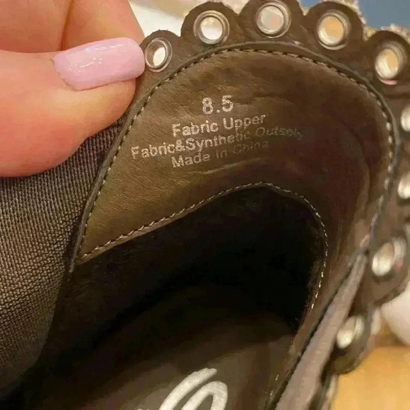 Womens Ankle booties brown vegan low heel 8.5 M NEW Sbicca - Picture 6 of 11